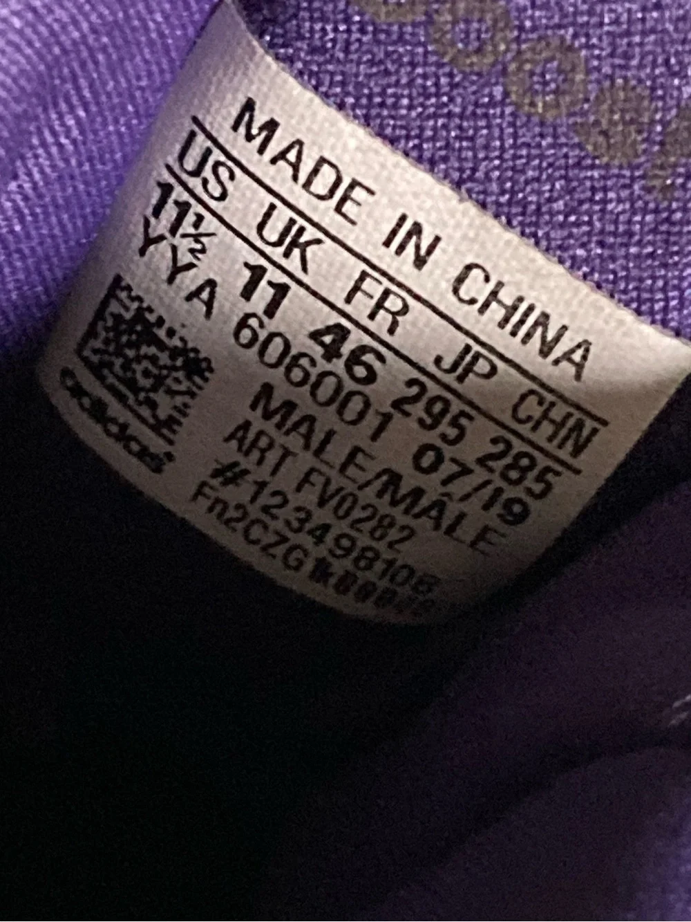 University of Washington shoes